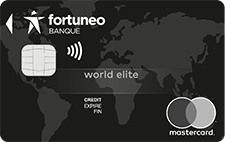 La carte World Elite Mastercard de Fortuneo