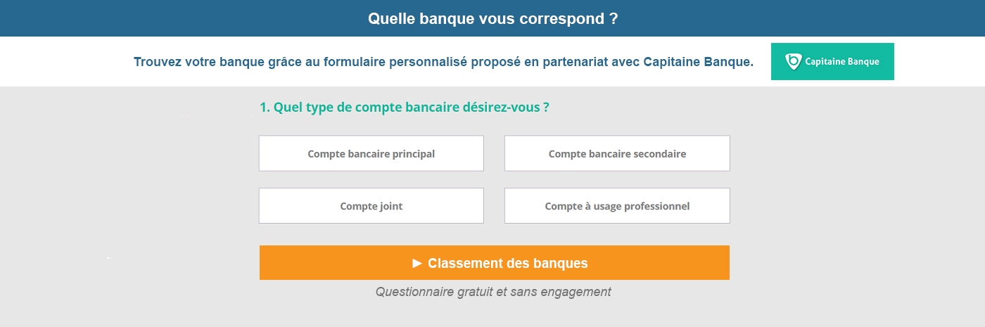 formulaire banque
