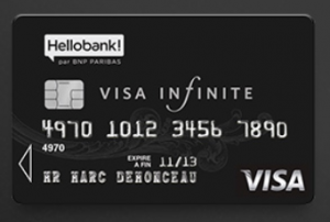 visa infinite compte joint hello bank