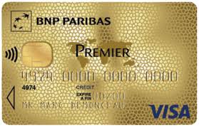 Visa Premier BNP Paribas prix