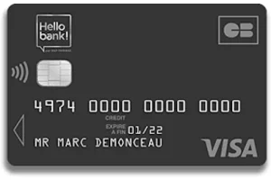 carte bancaire personnalisée noire